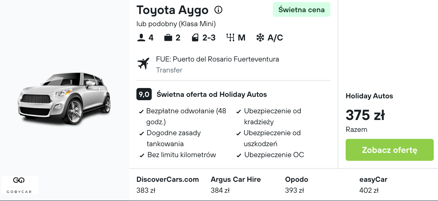 Partner Link kayak_pl_car_wl