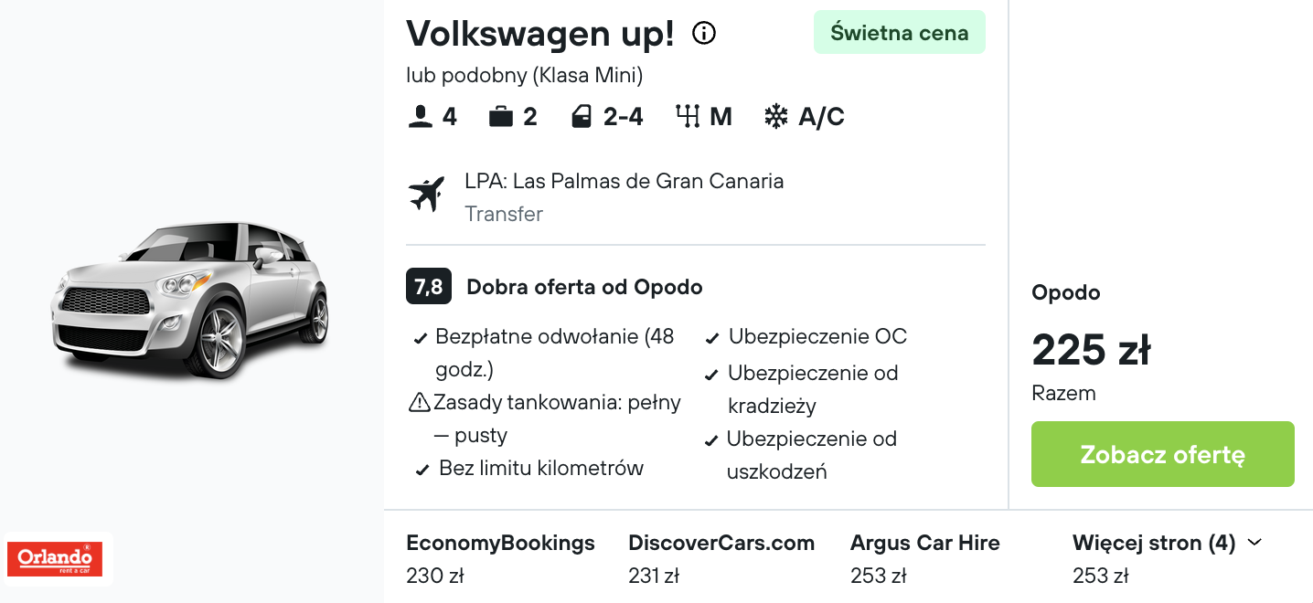 Partner Link kayak_pl_car_wl