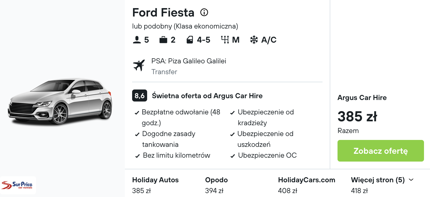 Partner Link kayak_pl_car_wl