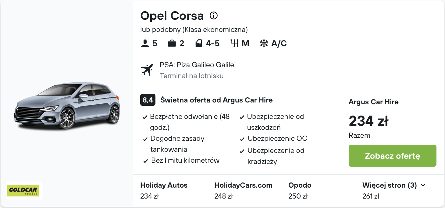Partner Link kayak_pl_car_wl