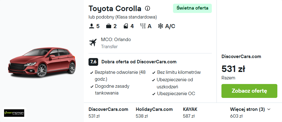Partner Link kayak_pl_car_wl