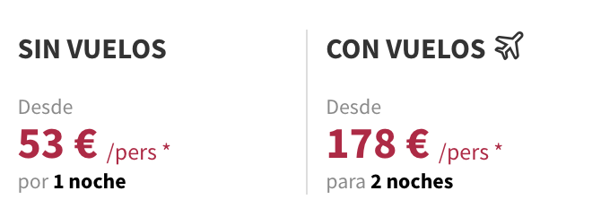 Partner Link voyageprive_es_packages_direct