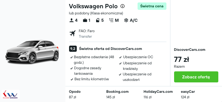 Partner Link kayak_pl_car_wl