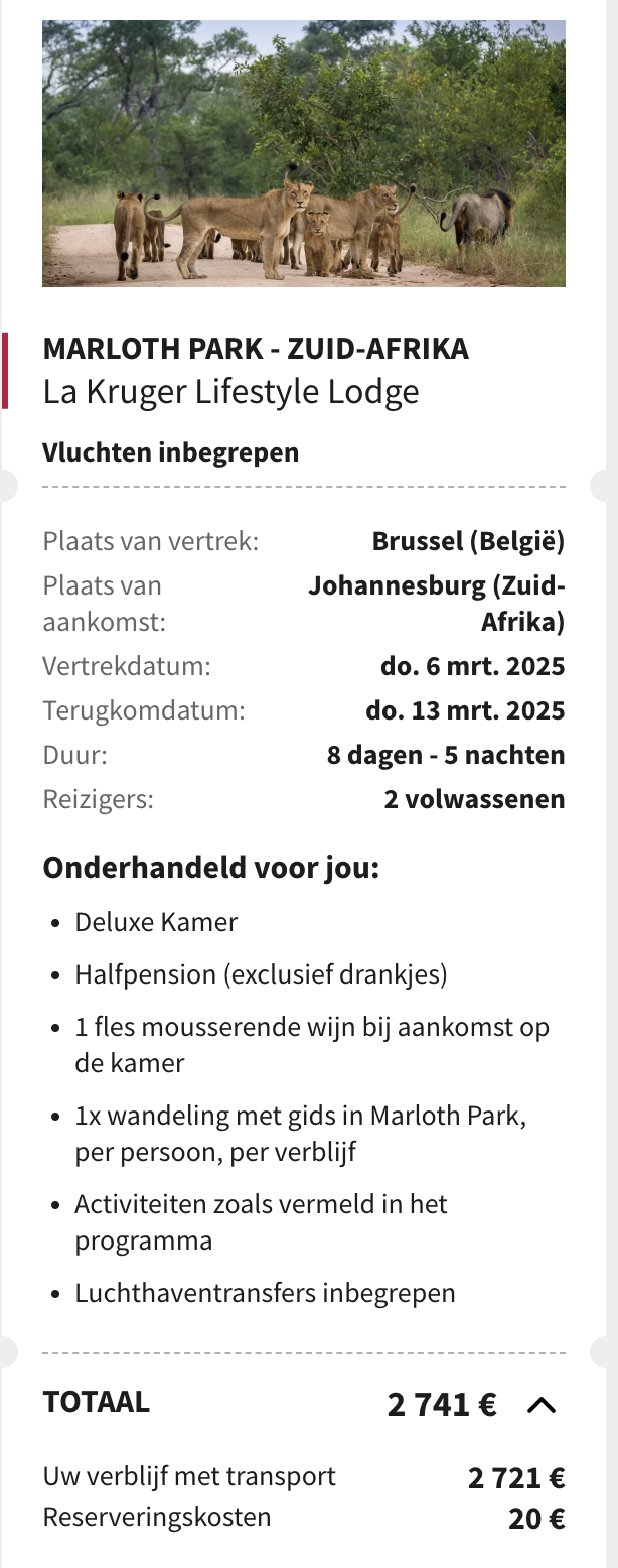 Partner Link voyageprive_nl_packages_direct