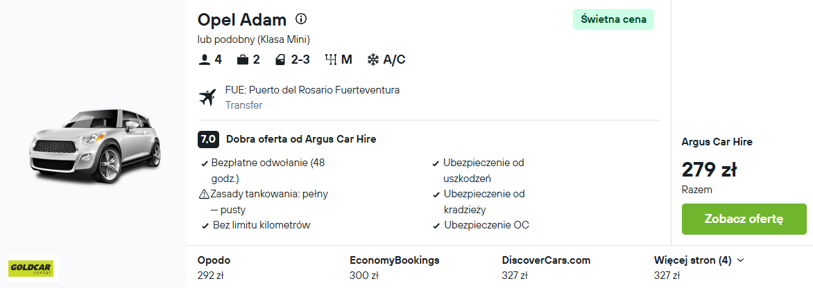 Partner Link kayak_pl_car_wl