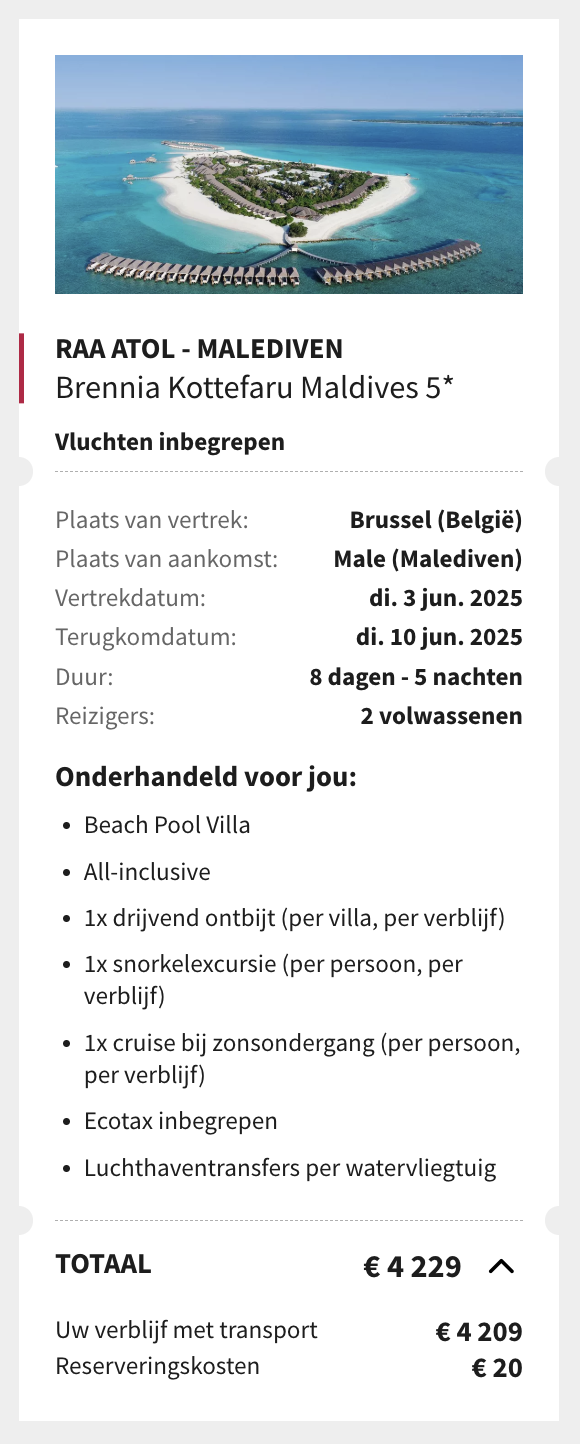 Partner Link voyageprive_nl_packages_direct