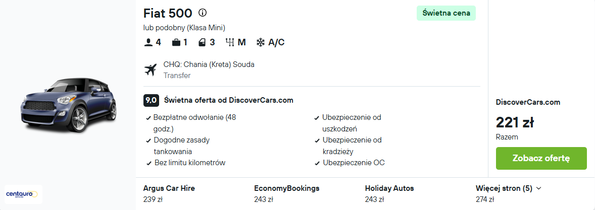 Partner Link kayak_pl_car_wl