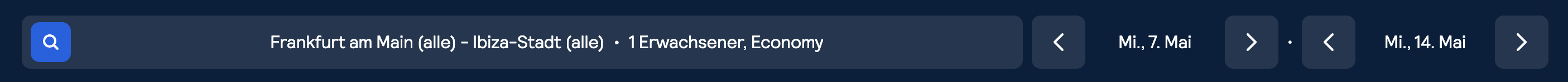 Screenshot SkyScanner
