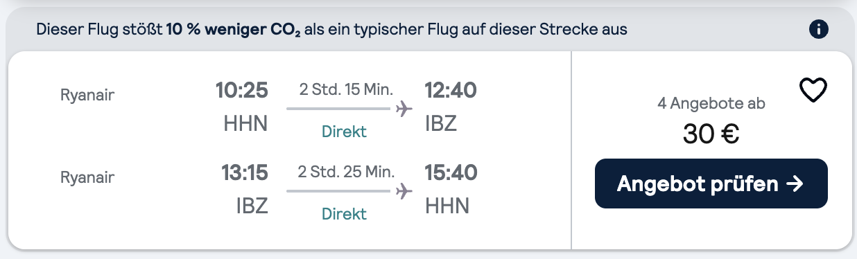 Screenshot SkyScanner