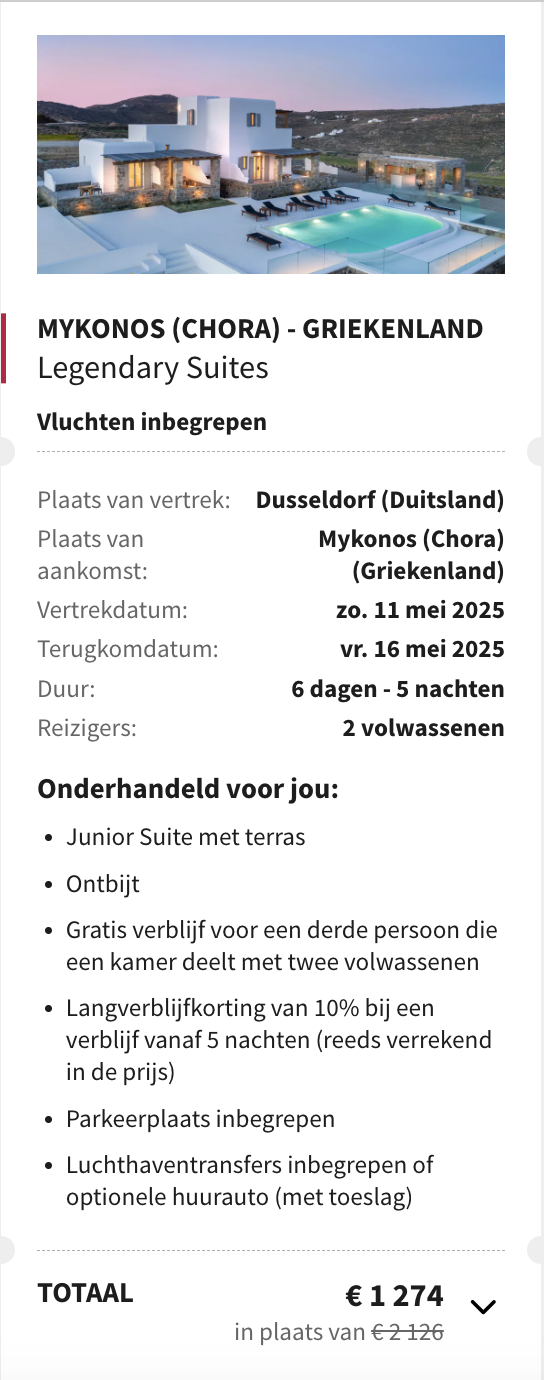 Partner Link voyageprive_nl_packages_direct