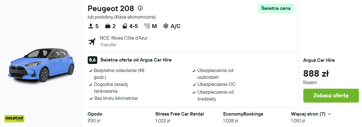 Partner Link kayak_pl_car_wl