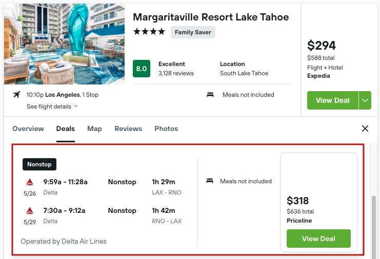 Partner Link kayak_us_packages_wl