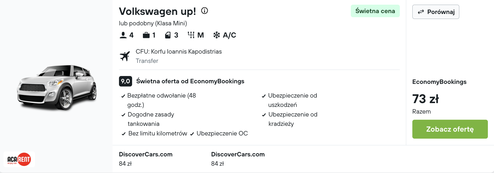 Partner Link kayak_pl_car_wl