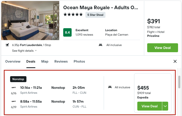Partner Link kayak_us_packages_wl