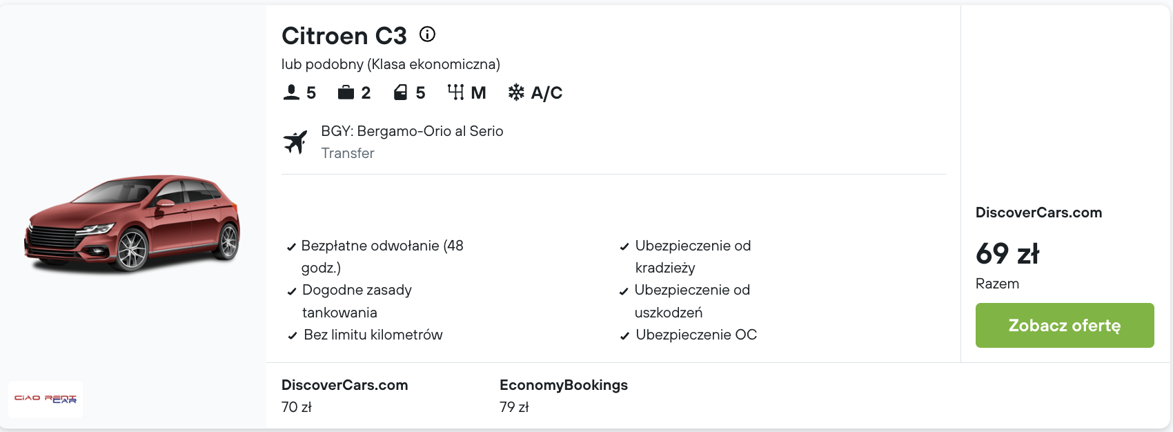 Partner Link kayak_pl_car_wl