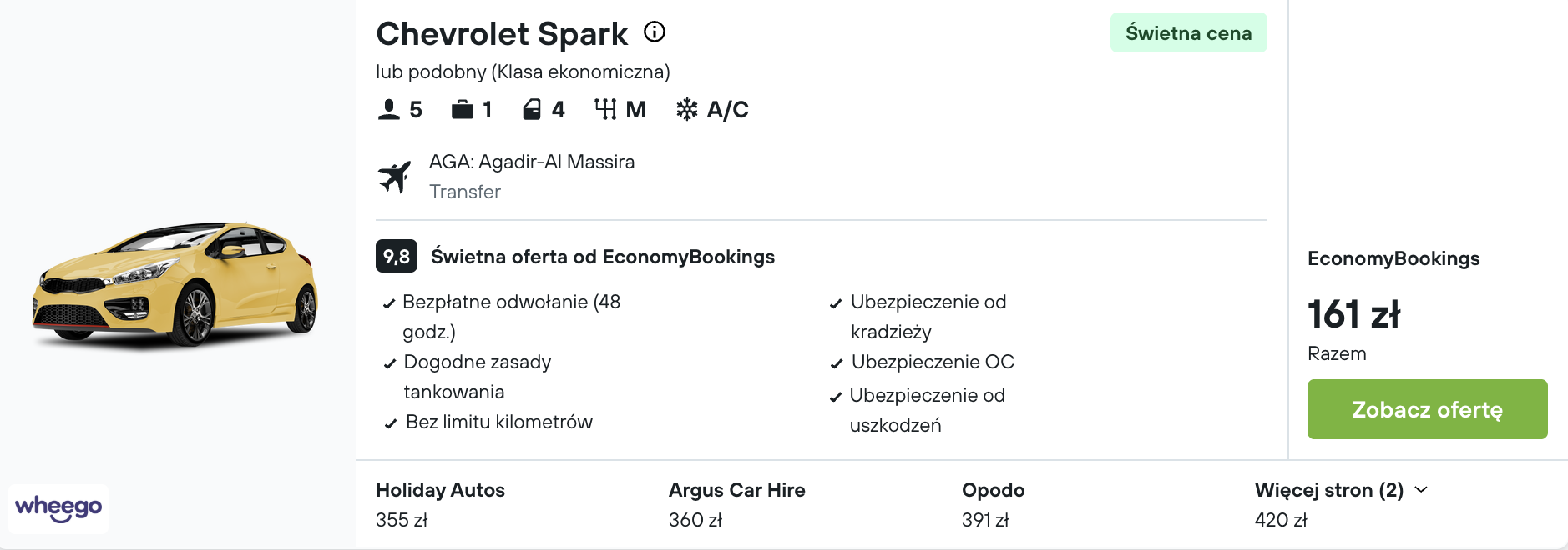 Partner Link kayak_pl_car_wl