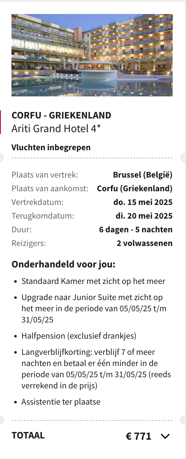 Partner Link voyageprive_nl_packages_direct