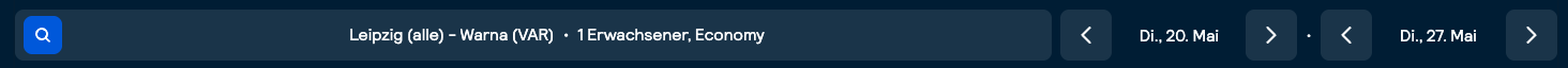 Screenshot SkyScanner