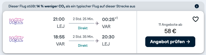 Screenshot SkyScanner