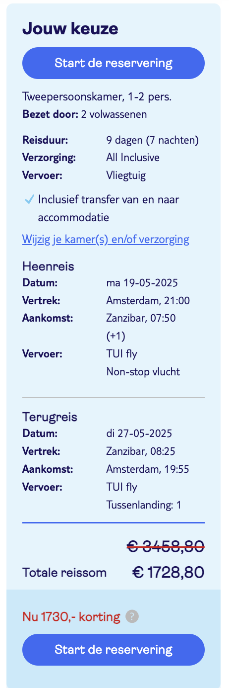 Partner Link tui_nl_packages_affiliate