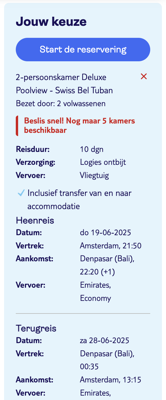 Partner Link tui_nl_packages_affiliate