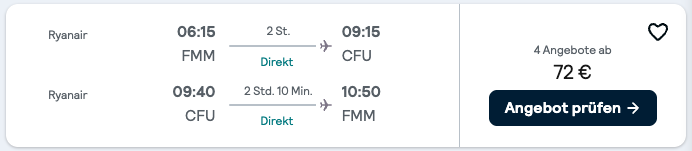 Screenshot Skyscanner