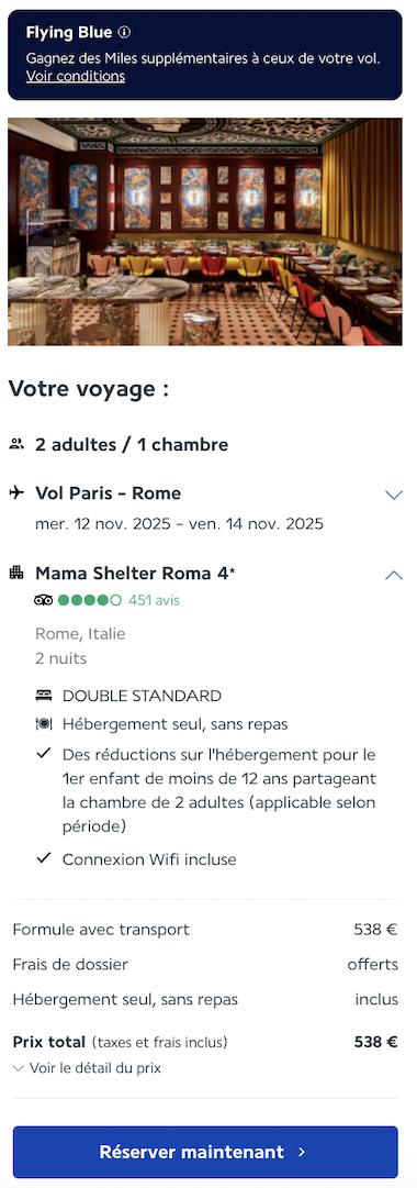 Partner Link lacollectionairfrance_fr_packages_direct