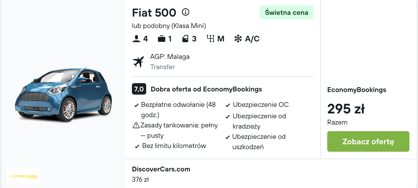 Partner Link kayak_pl_car_wl