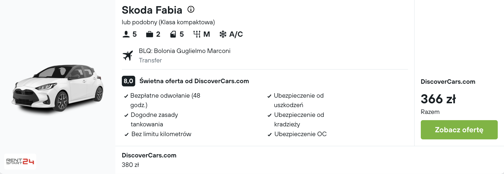 Partner Link kayak_pl_car_wl