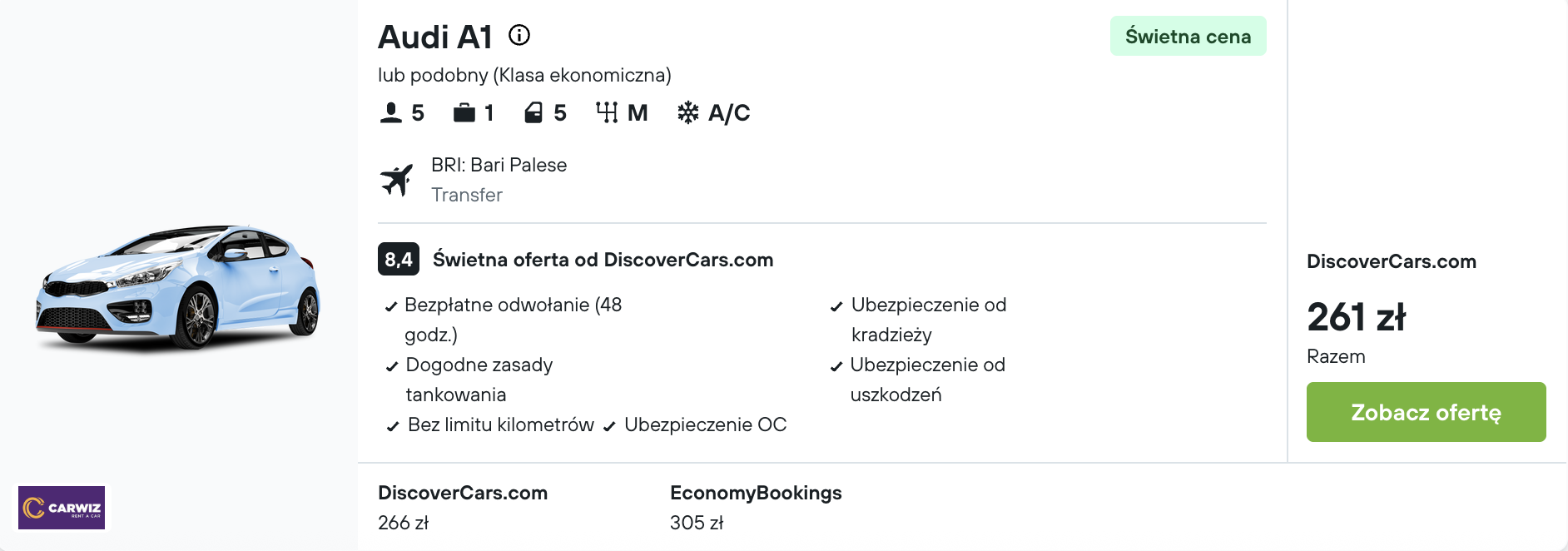 Partner Link kayak_pl_car_wl