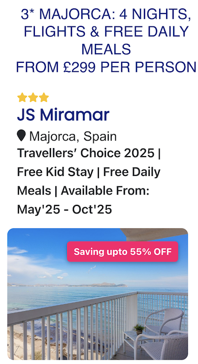 Partner Link holidayjet_uk_packages_direct