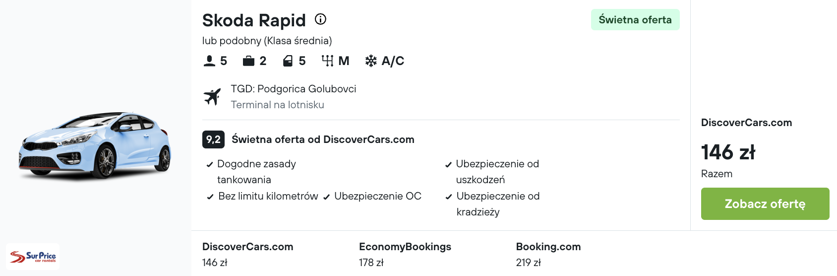 Partner Link kayak_pl_car_wl