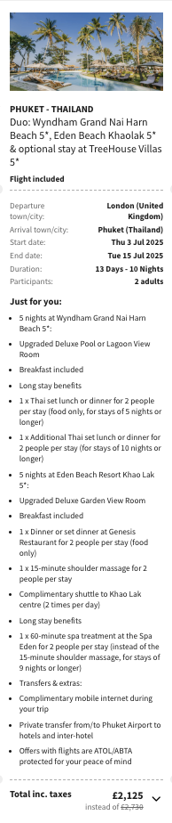 Partner Link voyageprive_uk_packages_direct