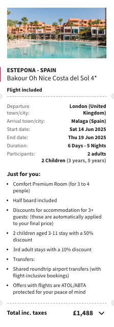 Partner Link voyageprive_uk_packages_direct