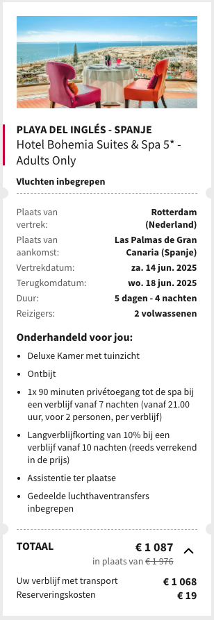 Partner Link voyageprive_nl_packages_direct