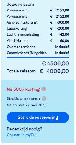 Partner Link tui_nl_packages_affiliate