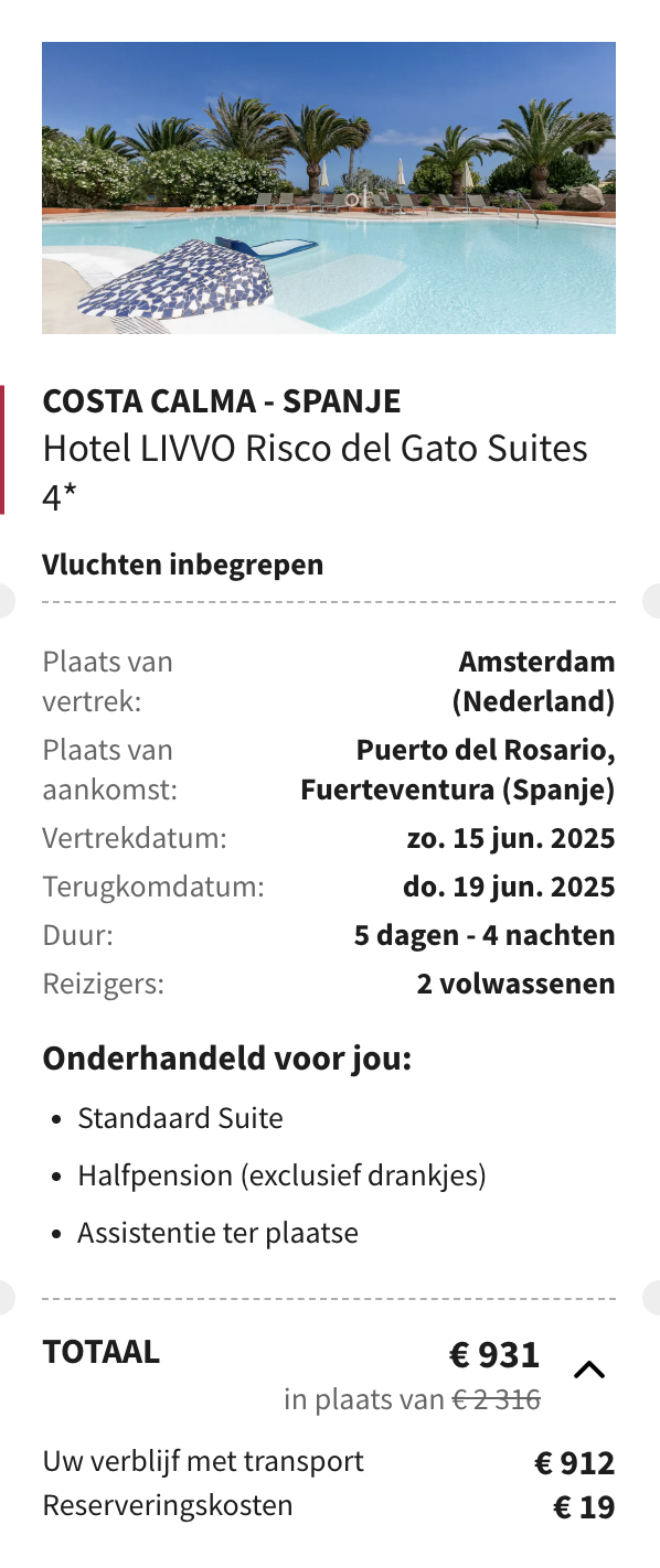 Partner Link voyageprive_nl_packages_direct