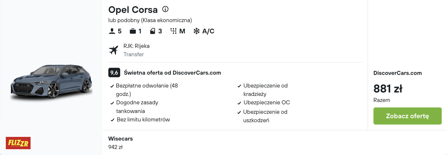 Partner Link kayak_pl_car_wl