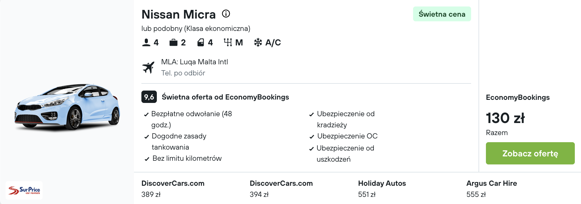 Partner Link kayak_pl_car_wl