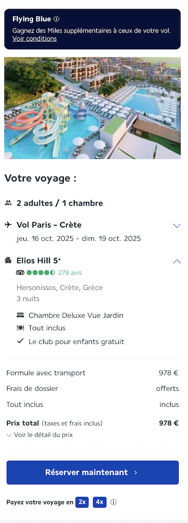 Partner Link lacollectionairfrance_fr_packages_direct