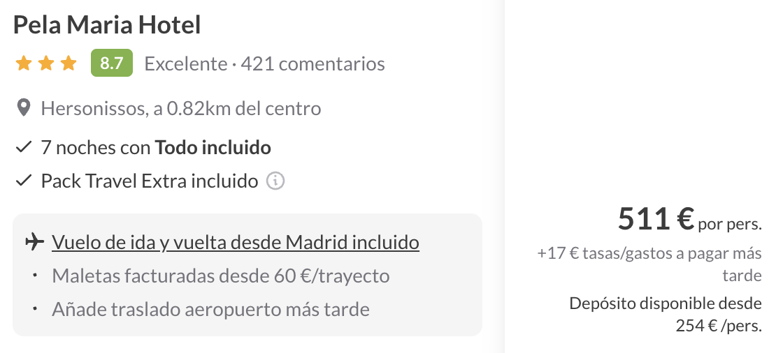 Ver más fechas