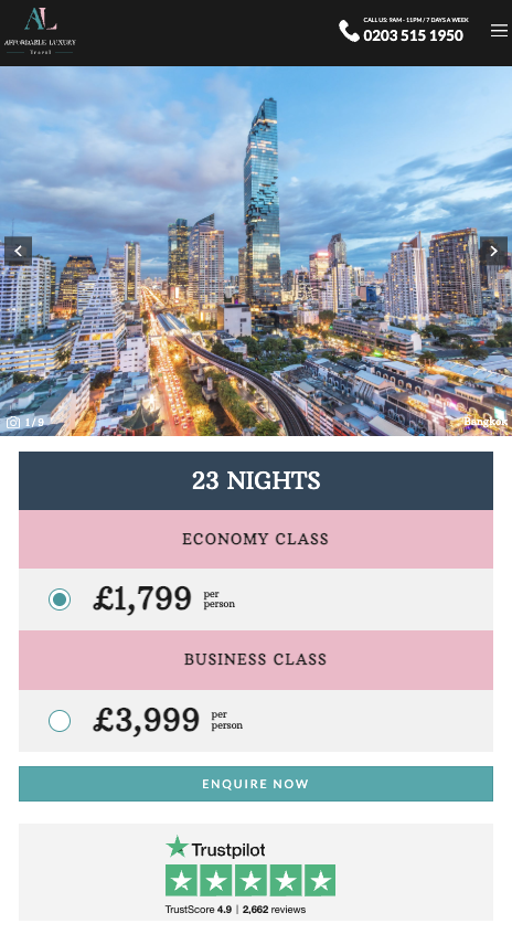 Partner Link affordableluxurytravel_uk_packages_direct