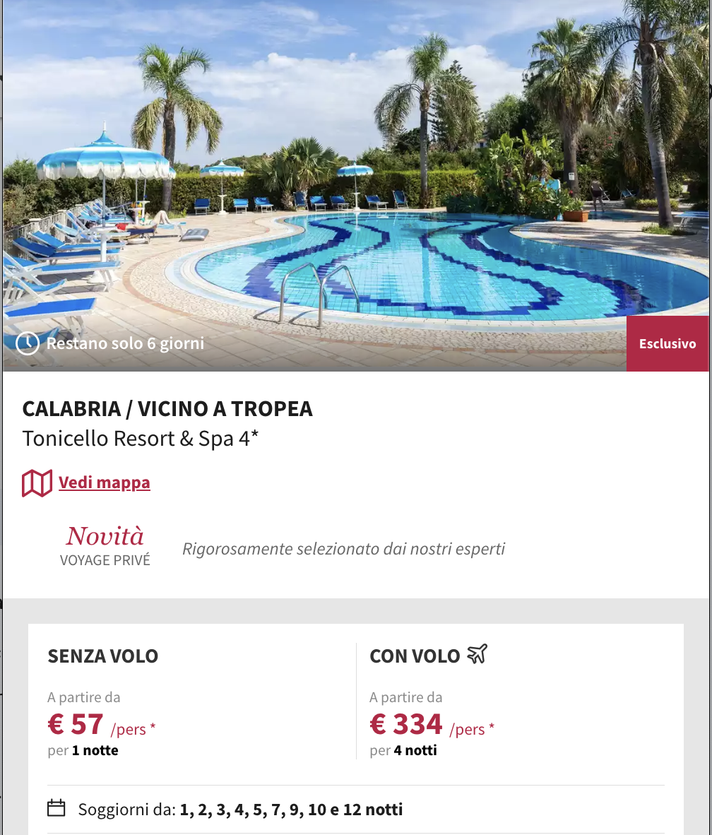 Partner Link voyageprive_it_packages_direct
