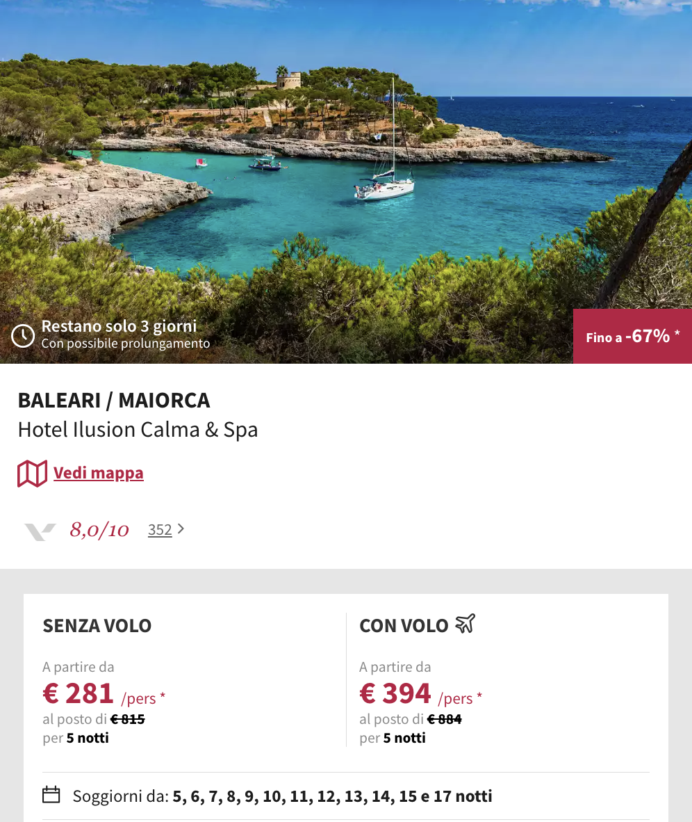 Partner Link voyageprive_it_packages_direct