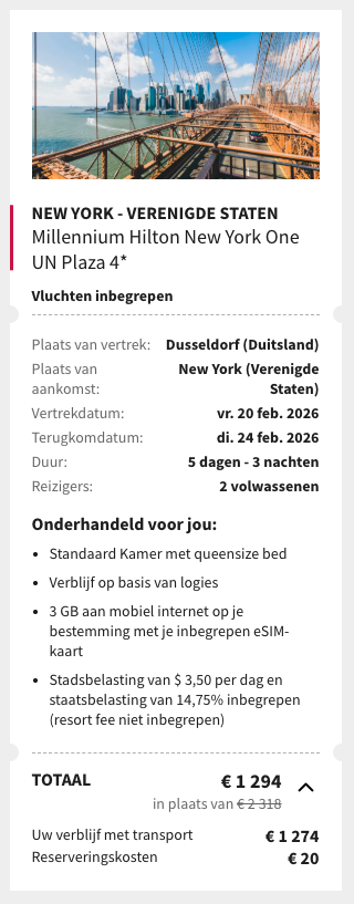 Partner Link voyageprive_nl_packages_direct