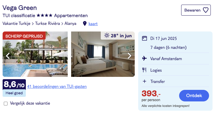 Partner Link tui_nl_packages_affiliate