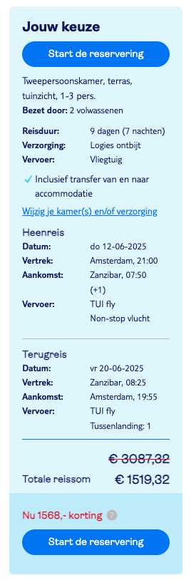 Partner Link tui_nl_packages_affiliate