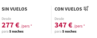 Partner Link voyageprive_es_packages_direct