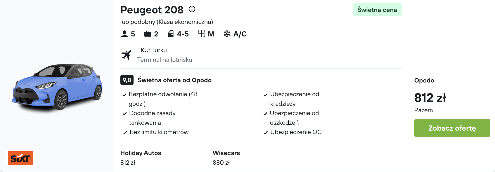 Partner Link kayak_pl_car_wl