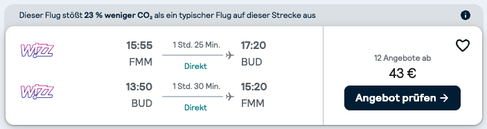 Screenshot SkyScanner
